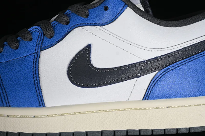 All categories Air Jordan Jordan series basketball shoes Air Jordan 1 Low G version pure original Air Jordan 1 Low "Flight Vintage" AJ1 Joe 1 old white and blue low-top cultural casual sneakers FV8439-104